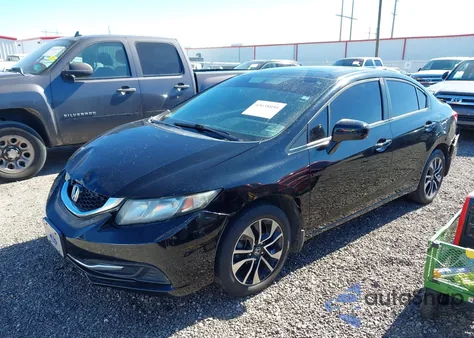 2014 Honda Civic Ex из США, поврежденный, VIN 19XFB2F86EE259250